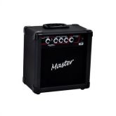 Amplificador de Guitarra Preto 15w Rms com distorção master