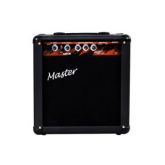 Amplificador para guitarra preto 30 Watts RMS com distorção